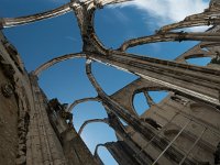 Les arcs en ogives qui soutenaient le toit