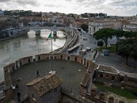 Vue panoramique sur Rome depuis le chateau