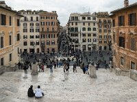 Piazza di Spagna - départ de la via Condotti