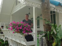 A Ayutthaya, Yves et Colette dans leur gite