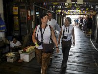 Bangkok : En allant prendre le bateau sur la Chao Phraya : Nous, Transport