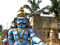 MH-I-2 Karupasswani ancien dieu en Inde du sud  30x40 OK