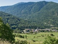 La vallée du Caussou au niveau d'Unac