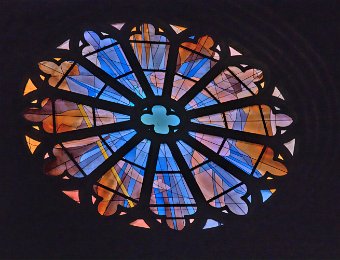 Vitraux de Gérard Colin-Thiebaut  Baie Saint Jean