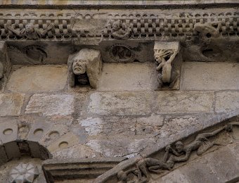 La façade nord, détail