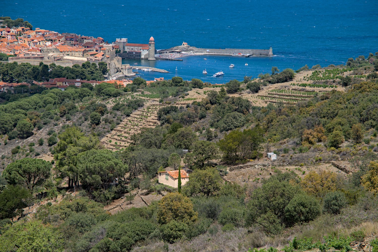 Vue panoramique depuis le fort Saint Elme