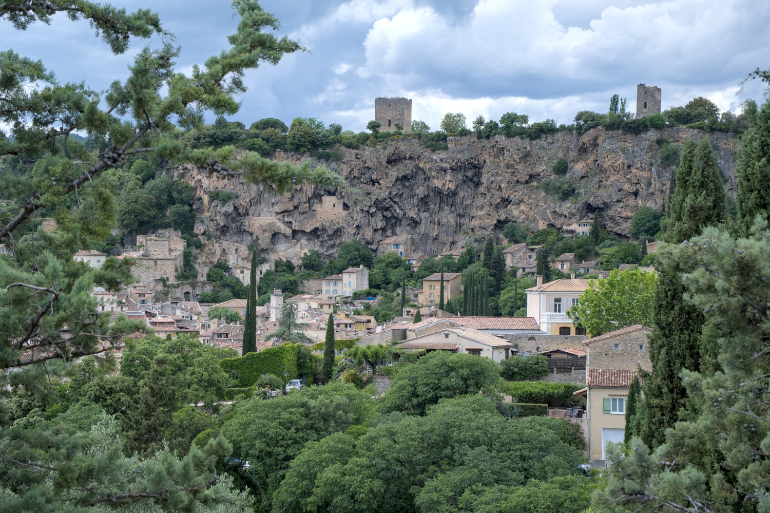 Vue d'ensemble du village