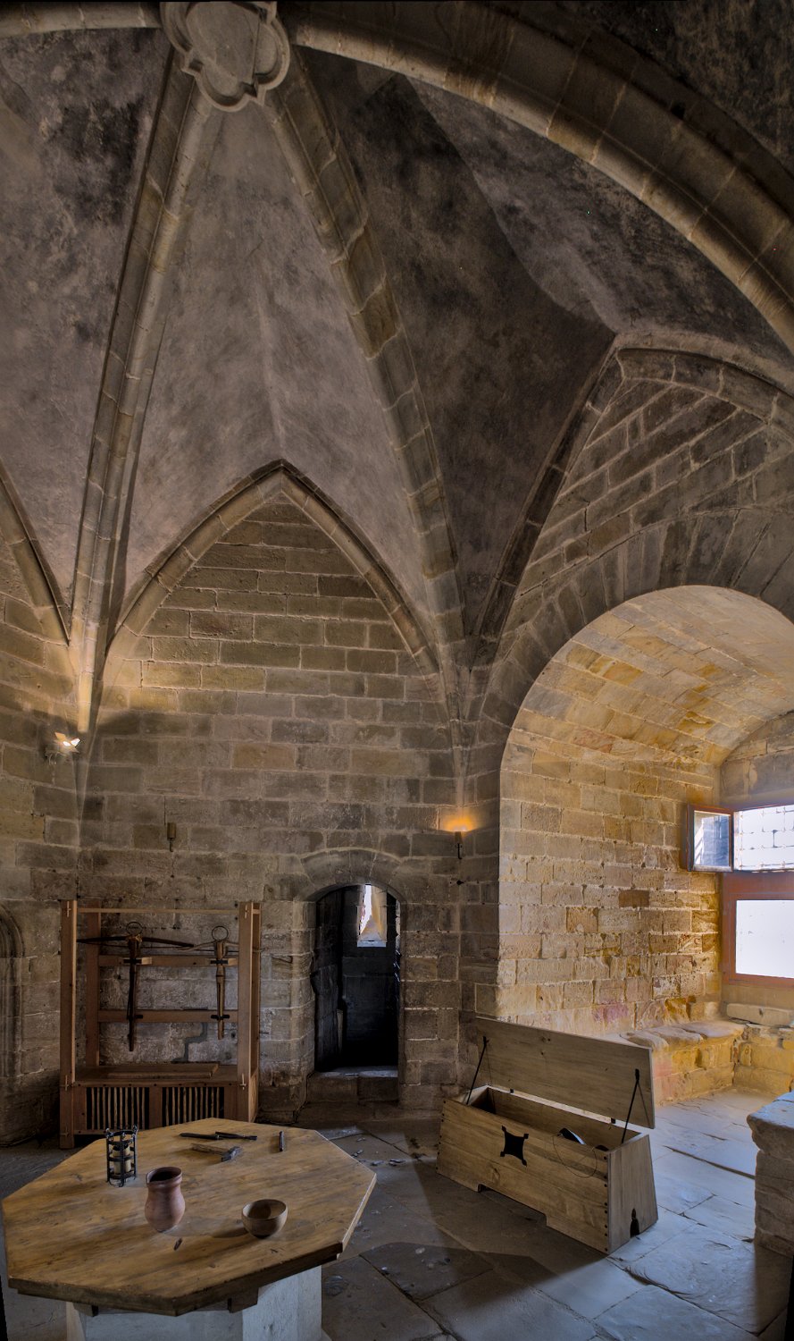 Salle dans la tour ronde