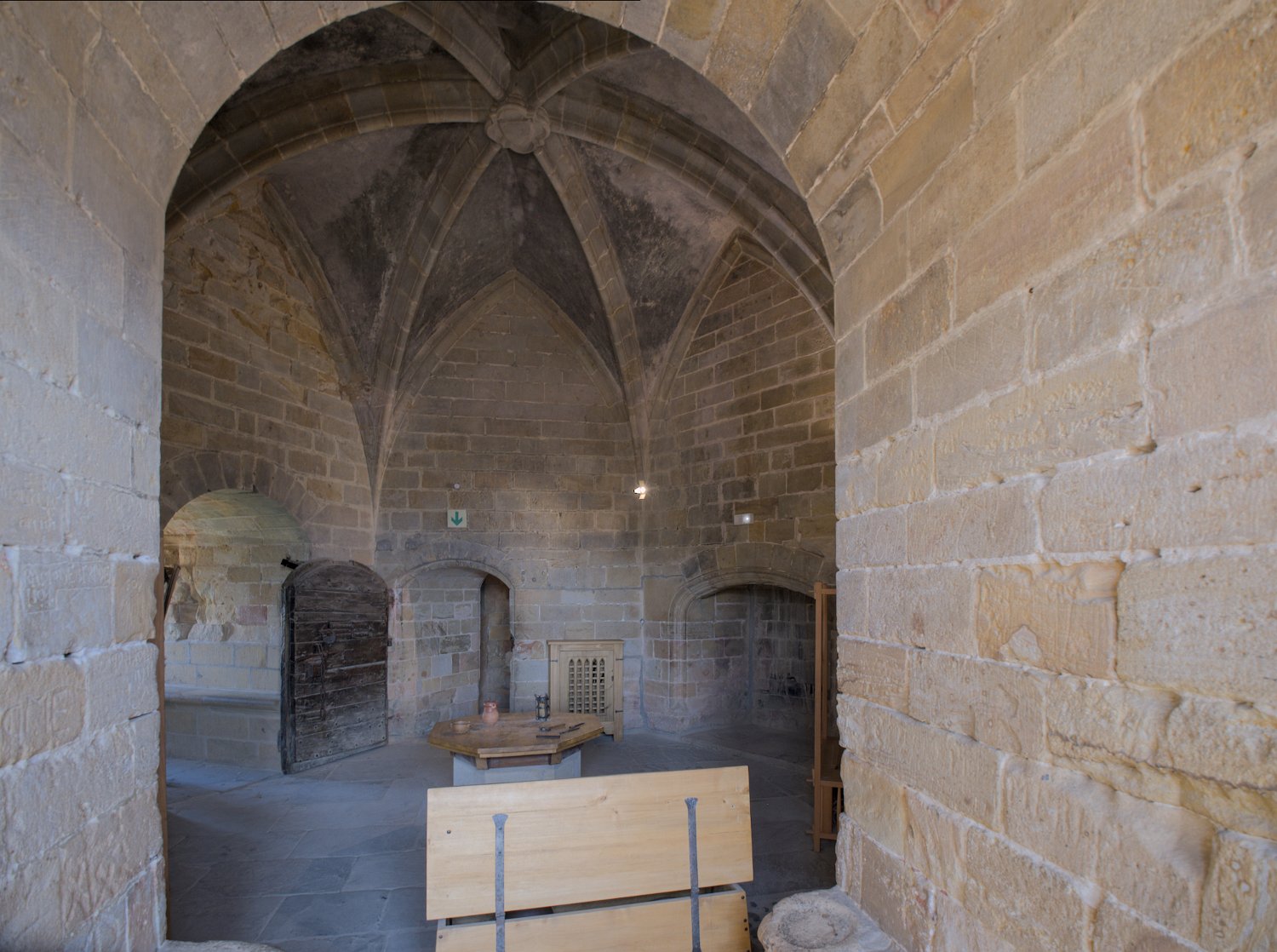 Salle dans la tour ronde