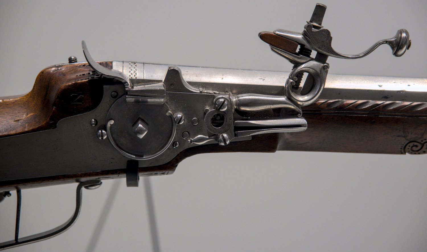 Mécanisme de mise à feu d'une arquebuse