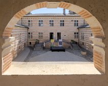 Cour d'honneur vue de la coursière