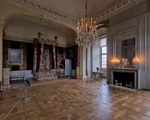 La chambre du roi (Louis XIV y séjourna)