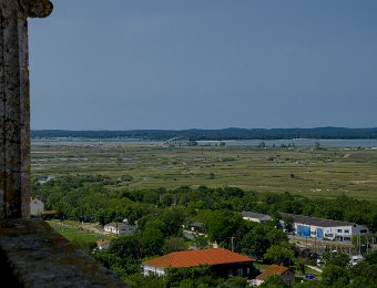 Le pont de la Seudre et les claires