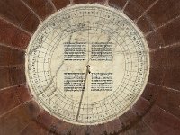 Partie centrale du Nadivalaya Yantra avec les graduations de lecture de l'heure  Au 4ème top il sera ...