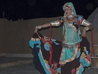 Danseuse hija (transexuelle) près de Jaisalmer