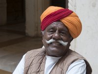 Gardien au fort de Mehrangarh (Jodhpur)