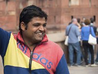 Sosie indien d'un ami au fort rouge d'Agra