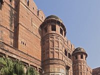 3ème entrée du fort (Akbari Gate), défendue par deux tours