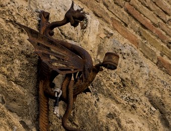 Via San Giovanni- Support de torche médiéval