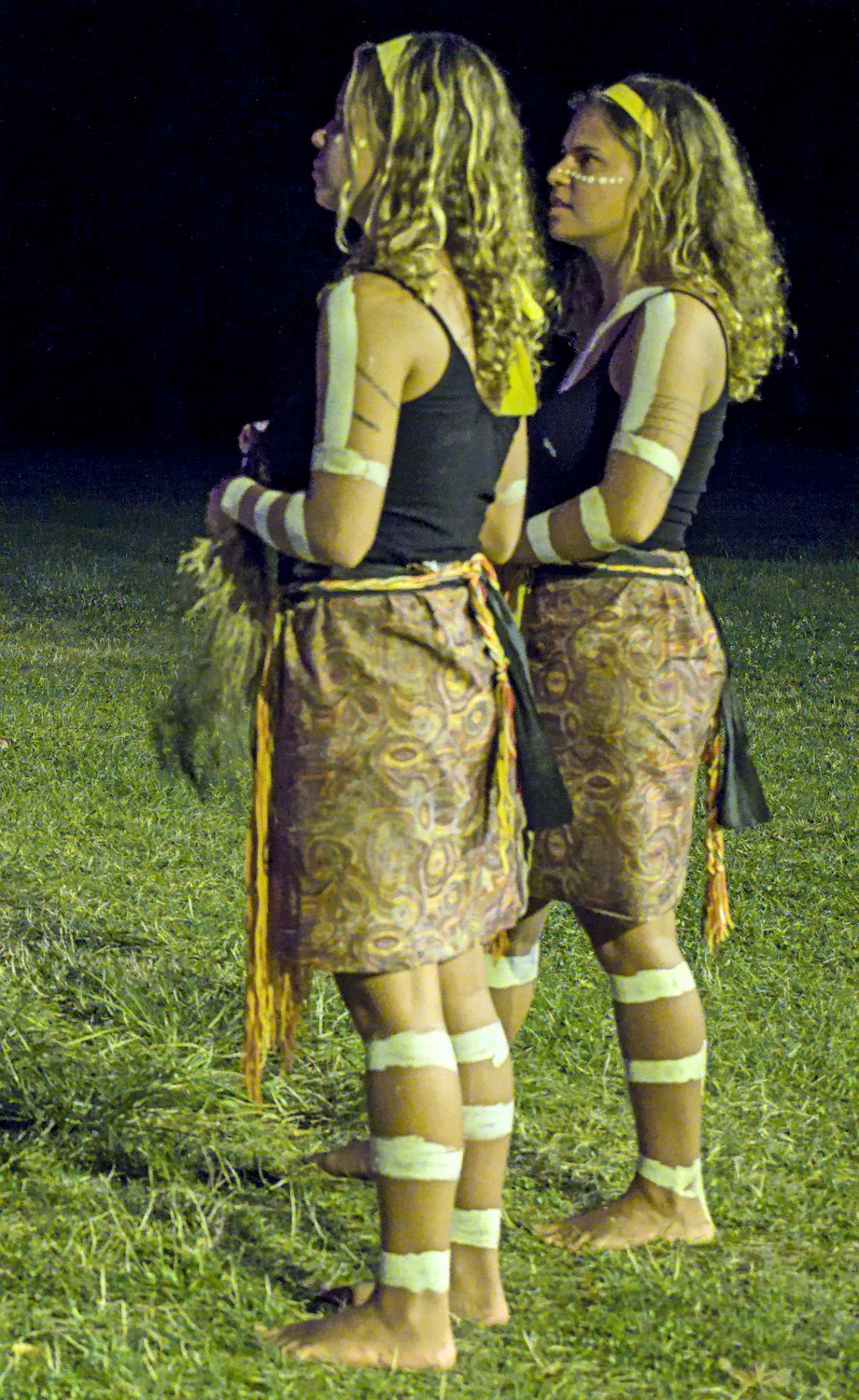 Les deux danseuses Wahwoom et Wahwong