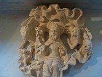 Clé de voute Christ du Jugement dernier