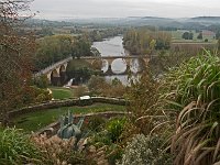 Vue sur les terrasses et panorama