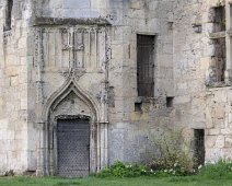 Château Barrière - porte gothique flamboyant