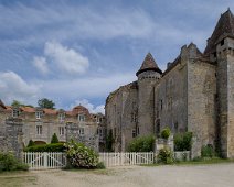 Vue d'ensemble du château de la Marthonie