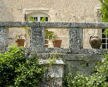 Façade est - détail de la balustrade