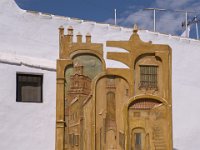 Bas relief représentant certains bâtiments remarquables de la ville