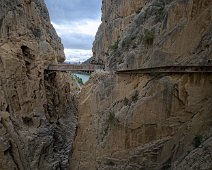    Passerelle de franchissement du canyon