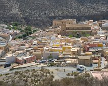 Vue sur la ville de Tabernas depuis le château