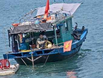 Bateau maison de pêcheur